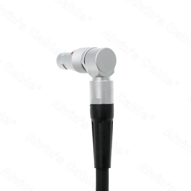 Alt view image 3 of 6 - Alvins Cables Power Cable for Tilta Nucleus-M Motor Rotatable Right Angle 7 Pin Male to D-tap Power Cable 35CM 13.8inches