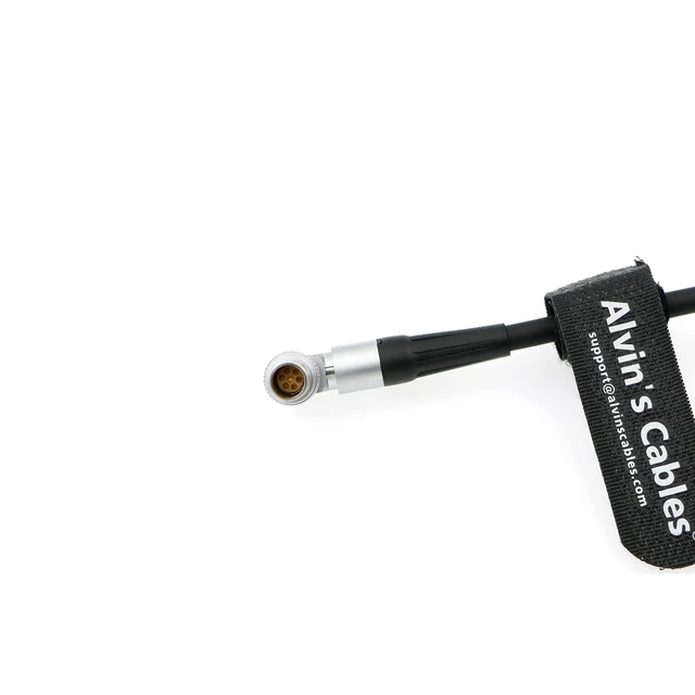 Alt view image 2 of 6 - Alvins Cables Power Cable for Tilta Nucleus-M Motor Rotatable Right Angle 7 Pin Male to D-tap Power Cable 35CM 13.8inches