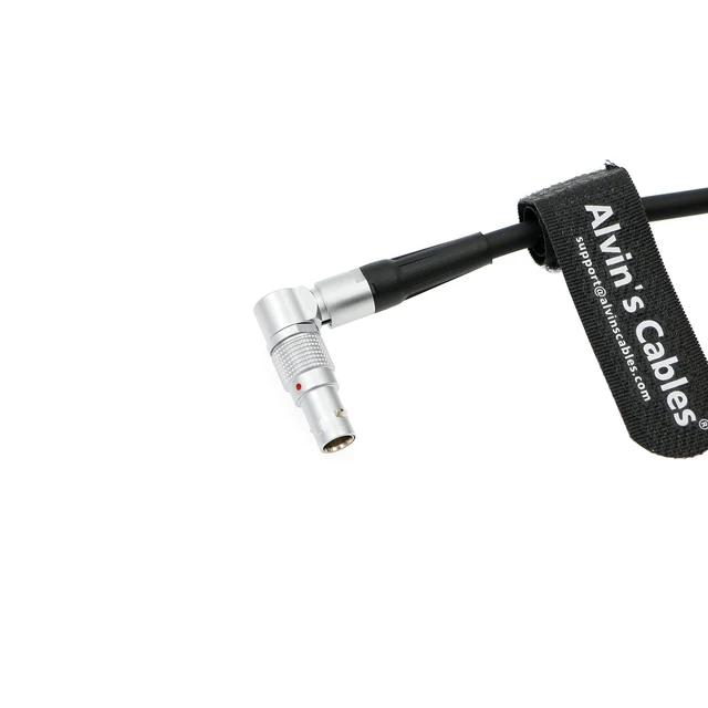 Alt view image 6 of 6 - Alvins Cables Power Cable for Tilta Nucleus-M Motor Rotatable Right Angle 7 Pin Male to D-tap Power Cable 35CM 13.8inches