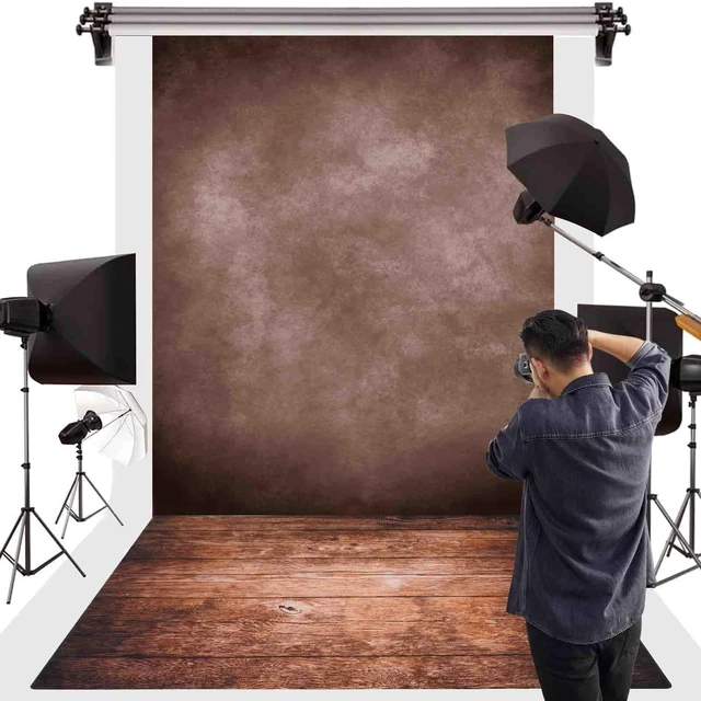 Alt view image 7 of 7 - Photography Floor Mats Brown Rubber Floor Backdrop 5x4ft Non-Slip Mat for Video, Flooring for Indoor Shooting for Photography Studio