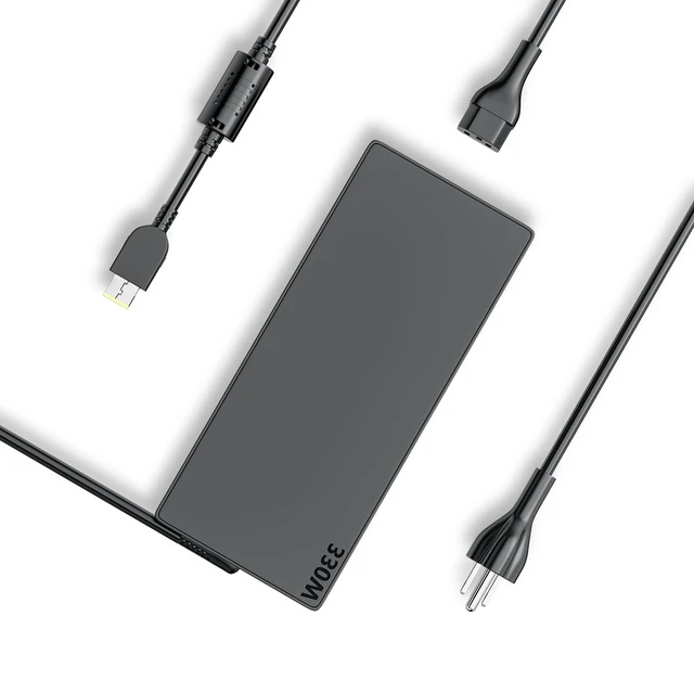 Alt view image 2 of 7 - 330W Laptop GaN Charger ADL330SDC3A Fit for Lenovo Legion pro 5i 5 16IRX8 Legion pro 7 7i 9 9i 16IRX8H 16ARX8H 16IRX8 16IRX9 RTX 4070 4080 4090 GX21K06347 Power AC Adapter Supply Smart Charging