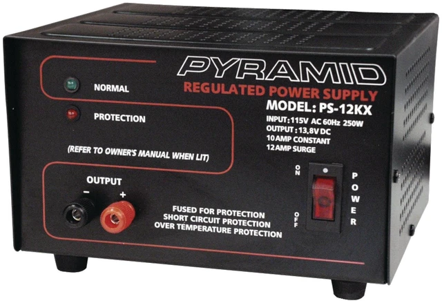 Main image of Bench Power Supply AC-to-DC Power Converter 10 Amp Power Supply (PS12KX)