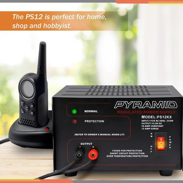 Alt view image 5 of 6 - Bench Power Supply AC-to-DC Power Converter 10 Amp Power Supply (PS12KX)