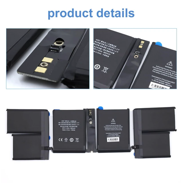 Alt view image 4 of 6 - A2527 Battery for Apple MacBook Pro 16'' A2485(Late 2021) MK183LL/A MK193LL/A MK1E3LL/A MK1A3LL/A EMC3651 Free Tools