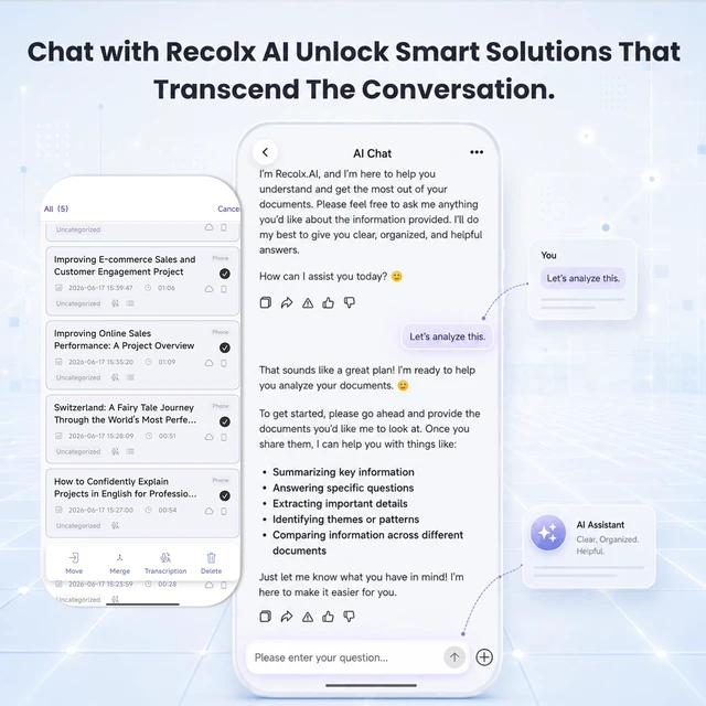 Alt view image 6 of 7 - AI Meeting Voice Recorder, AI Taking Device and Meeting Recorder 64GB Audio Recorder with AI Noise Cancellation,154 Languages, Audio Recording Device for Interviews, Class Notes and Work
