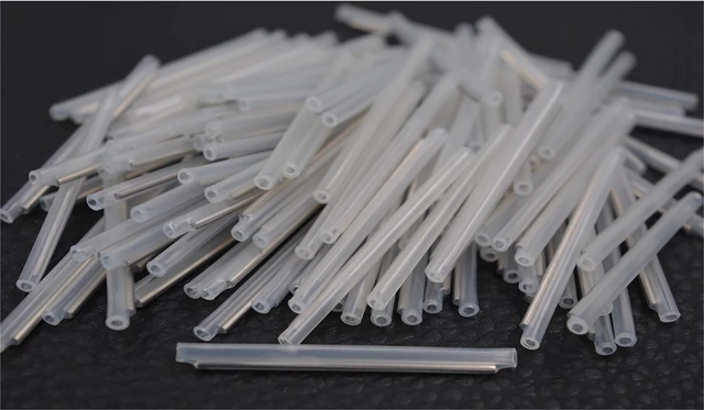 Alt view image 6 of 6 - Preshrunk Fiber Optic Fusion Splice Protection Sleeve Clear 1000pcs with Storage Box (OD2.4mm x 60mm(L))