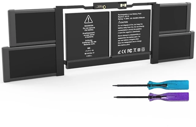Main image of A2113 A2141 Battery Compatible with MacBook Pro 16 A2141 2019 2020 11.36V 99.8Wh 8790mAh EMC 3347 MVVJ2xx/A,MVVK2xx/A,MVVL2xx/A,MVVM2xx/A