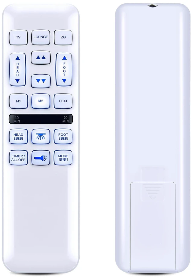 Main image of Remote Replacement for Richmat HJH55 and HJC18 Box Compatible With Mattress Firm 600/3000 Adjustable Bed, Easy Setup, Stable Signal, Fast Response