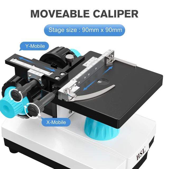 Alt view image 4 of 7 - 40X-2000X Monocular Compound Microscope Kit for Students Adults,Dual LED Powerful Biological Microscopes Set for Laboratory School Education Science Beginner 1000x 2000x