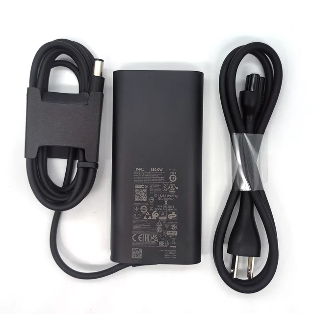 Alt view image 5 of 7 - 180W Barrel 7.4mm GAN Laptop Charger, Precision 7680 7670 7770 7780 AC Adapter, Black, HA180PM210