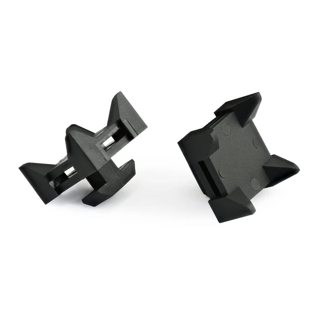 Alt view image 3 of 7 - 8020, 12316, 15 and 40 Series Nylon Cable Zip Tie Mounting Block Cable Tie Mount for Wire Management (25)