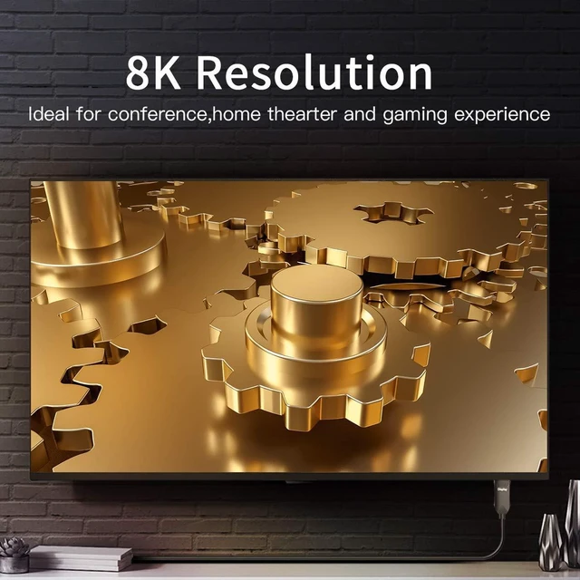 Alt view image 7 of 7 - DP Fiber Cable 75ft, Displayport Fiber Optic High Speed 32.4 Gbps 8K@60Hz 4K@165Hz 2K@144Hz, DP1.4, Slim and Flexible Gold Plated Connector