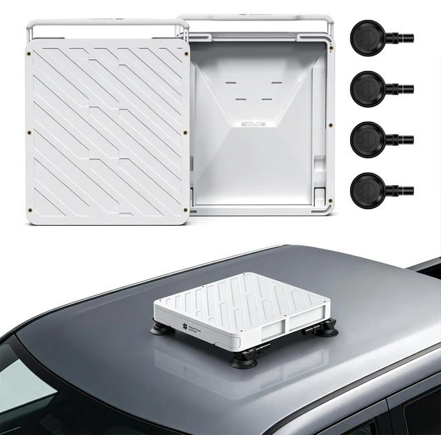 Main image of Starlink Mini Suction Cup Roof Car Mount, Quick-Release, ASA Armor Mount with 250-lbs Industrial Suction Cups, UV/Impact/Weather-Resistant, Vehicle mount for Cars, RVs, Boats, Sunroofs & Glass