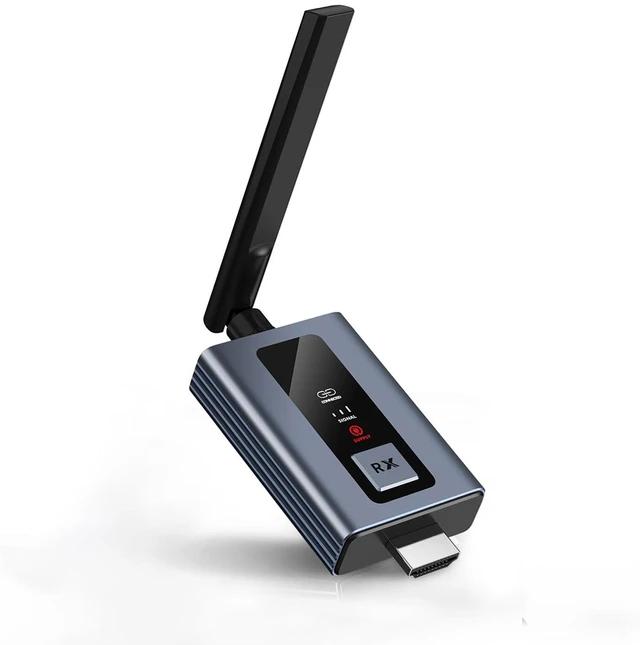 Main image of Lielyhod Upgraded Wireless HDMI Receivers with LED Screen, 165FT/50M Plug & Play 1080P HD Output 5.8GHz Extender for TV Box/Laptop/Projector/Camera to Multiple Screens