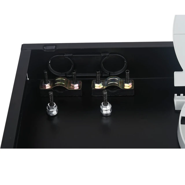 Alt view image 4 of 5 - 48 Fibers Port LC OM3 Multimode Rack Mount Enclosure Box with 24 Duplex Multimode couplers & pigtails, 24 Core LGX Patch Panel Box fits for 19" Racks Cabinet, Fiber termination kit