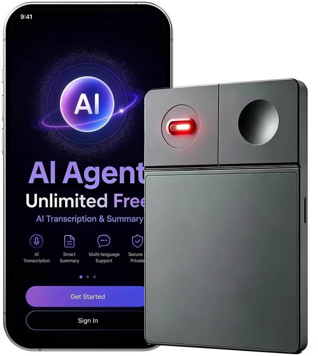 Main image of Note Pro AI Voice Recorder, Auto Transcription, AI Note Taker 52 Hours Long Battery Life, Smart Note Organizer, Professional Recording Device for Lectures, Meetings, Interviews