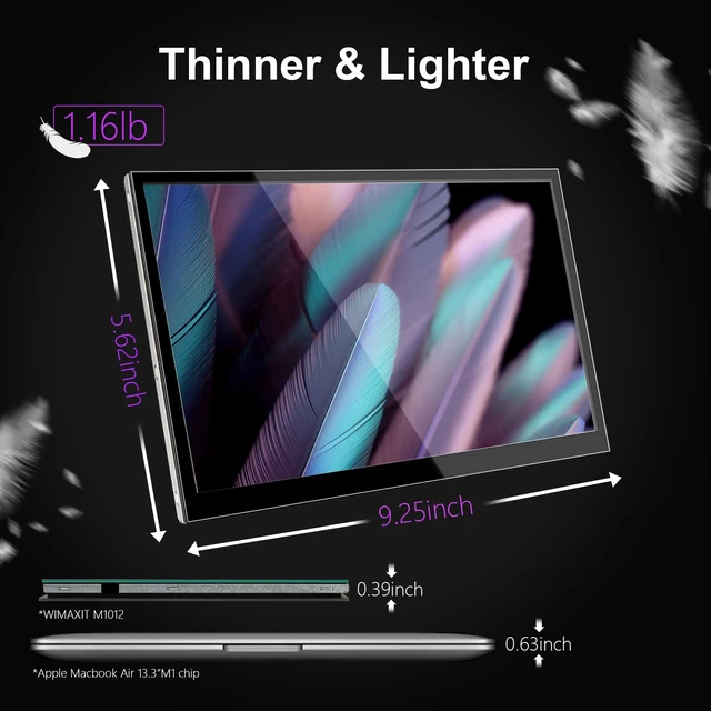 Alt view image 7 of 7 - 10.1" Raspberry Pi Touch Screen Portable Monitor, 1024X600 IPS Mini Small HDMI Display for Raspberry Pi 5 4 3 2 Zero B+ Model B Xbox PS4 iOS Windows 7/8/10, No Driver Required