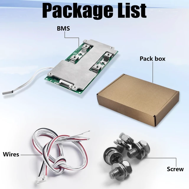 Alt view image 7 of 7 - 8S Inverter BMS 100A 24V Battery Protection Board with Balance Equalizer for LiFePO4 Lithium Battery Pack, 8S 100A 24V