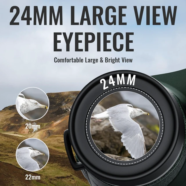 Alt view image 3 of 7 - 12x50 HD Optics Binoculars for Adults with Upgraded Phone Adapter, Tripod and Tripod Adapter - Professional Waterproof Binoculars with BaK4 prisms and Large View for Bird Watching,Hunting