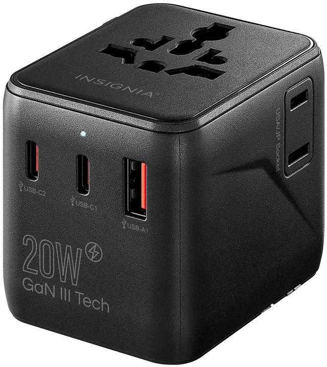 Main image of All-in-One Ground Travel Adapter Converter Series with USB Ports (20W All-in-1 Travel Adapter)