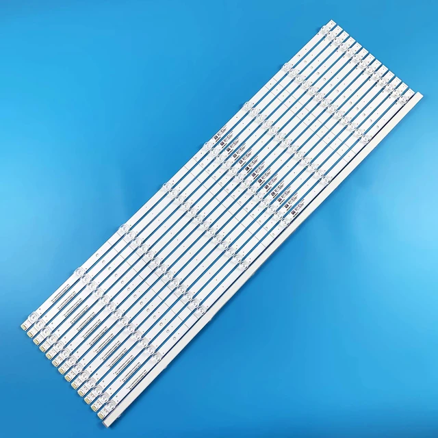 Alt view image 2 of 6 - 14 Pieces LED Backlight Strips for 75 TV 75R6E1 75R7E2 75R7070E2 H75B7510 CRH-BX75S3U713030T14088BS-REV1.1