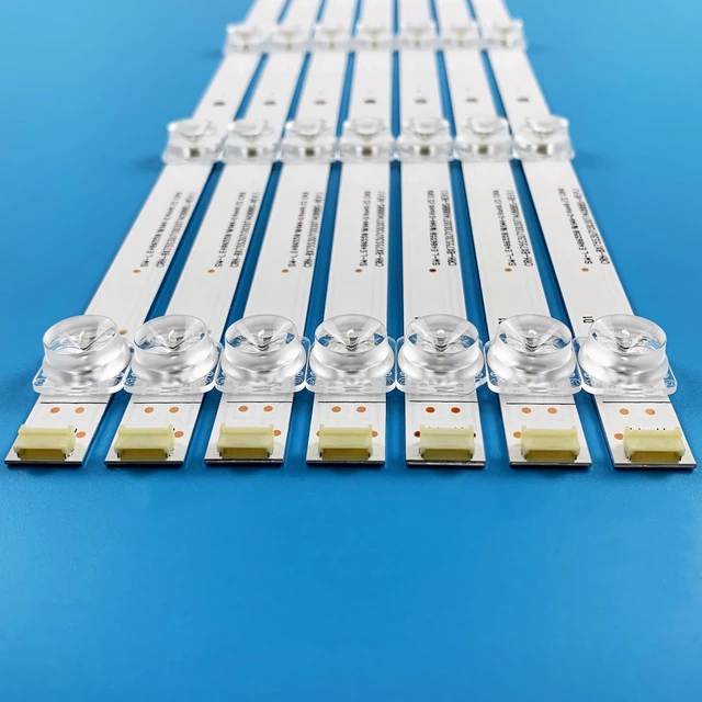 Alt view image 5 of 6 - 14 Pieces LED Backlight Strips for 75 TV 75R6E1 75R7E2 75R7070E2 H75B7510 CRH-BX75S3U713030T14088BS-REV1.1