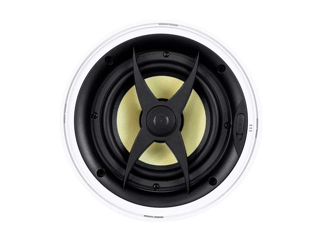 Alt view image 6 of 6 - 2 Way in-Ceiling Speakers - 6.5 Inch (Pair) with Aramid Fiber and Titanium Silk Drivers - Caliber Slim Series