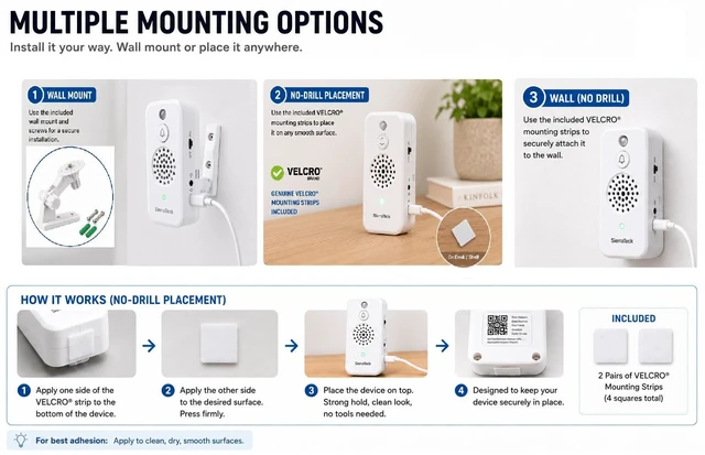 Alt view image 7 of 7 - Pro: Motion-Activated Audio Player - Wi-Fi & Real-Time Alerts Pro: customizable motion-triggered audio for reminders, greetings & alertsiOS/Android app. Canadian company