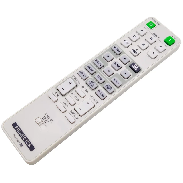 Alt view image 2 of 5 - RM-PJ27 Projector Remote Control for Sony VPL-FH30, VPL-FH35, VPL-FH500L, VPL-FHZ58, VPL-FHZ61, VPL-FHZ66, VPL-FHZ700L, VPL-FWZ60, VPL-FWZ65, VPL-FX30, VPL-FX35, VPL-FX500L