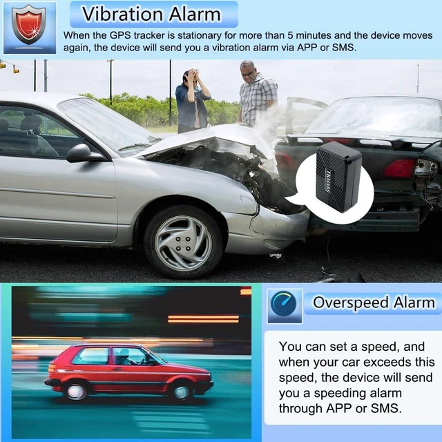 Alt view image 3 of 7 - 4G Mini GPS Tracker for Vehicles No Subscription SIM Card Required TK913 - Magnetic Hidden Real-Time Tracking Device GPS Locator Precise Positioning App Alarm Notification