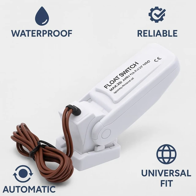 Alt view image 5 of 7 - GV57 Boat GPS Tracker & Bilge Alarm System, IP67 Waterproof Includes Float Switch, Dashboard Buzzer, Real-Time Tracking & Monitoring, Geo-Fencing, Low Battery Alerts