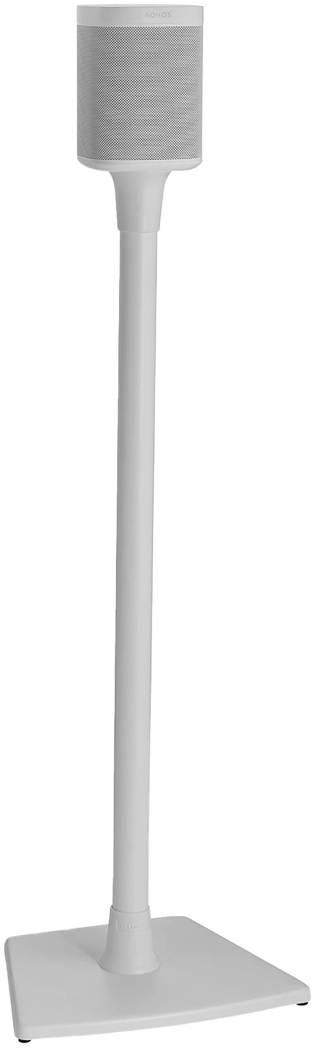 Main image of Speaker Stand for Sonos One, One SL & Play:1 - Premium Fixed Height Speaker Stands w/Built-in Cable Channels & Easy 3-Step Install White, Single