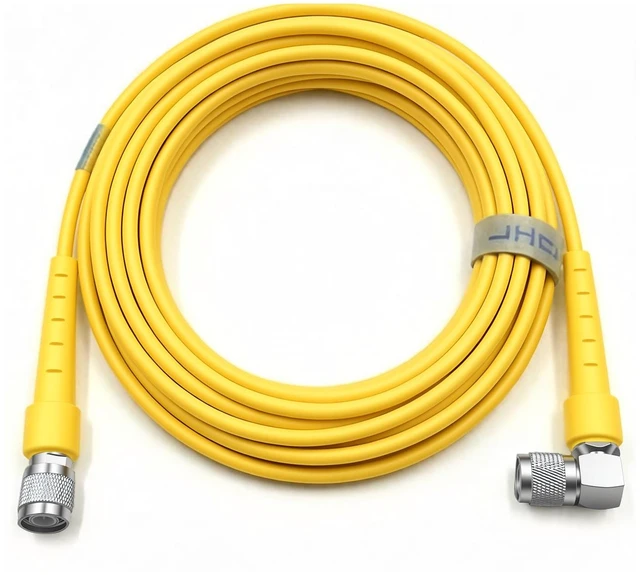 Main image of 20m/66ft RTK GNSS GPS 58957 Antenna Cable Suitable for Trimble, Topcon, Leica receivers TNC Male to Right Angle TNC Male Low Loss RG58 coaxial Cable