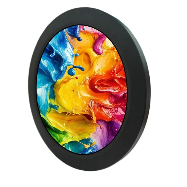 Alt view image 2 of 6 - 4'' Round Screen Display Circle LCD 720x720,Black Supports Mini H/D Input,for PC Case Data Monitoring,Car Dashboard,Gaming Mods