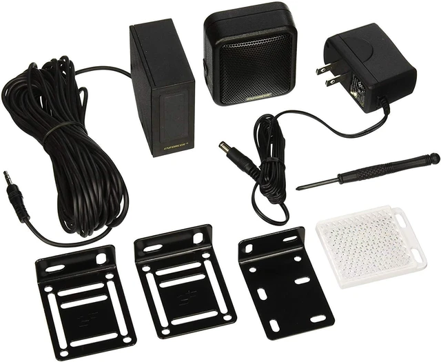 Alt view image 2 of 2 - E-931CS22RRCQ Retro-Reflective Entry Alert System, Sensor Chime, Adjustable Volume, Motion Security, Complete Wired Kit, 9VDC Adapter Included