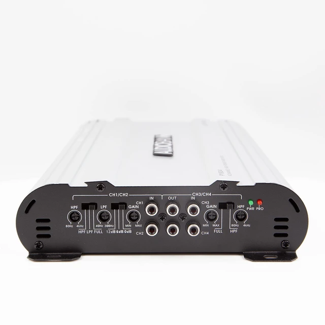 Alt view image 5 of 7 - P1604 4-Channel Car Audio Power Amplifier - 1600 Watts, Bridgeable Stereo Amplifier for Multi-Speaker Vehicle Sound Systems
