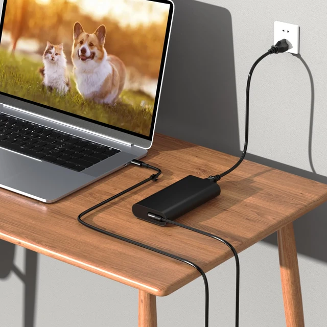 Alt view image 5 of 5 - 165W Gan USB-C Charger Compatible with Dell Precision 5690 5680 Workstation 3581 3580 Pro Max 16 18 Plus MB16250 MB18250 DA165PM210 HA165PM210