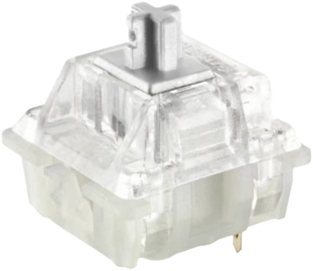 Main image of Cherry MX Key Switches for Mechanical Gaming Keyboards Plate Mounted MX1A51NA (Cherry RGB Speed Silver, 120 Pcs)
