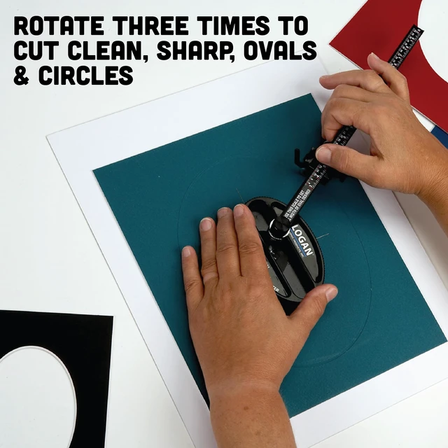 Alt view image 3 of 7 - Authentic 201 Oval & Circle Mat Cutter for Picture Framing