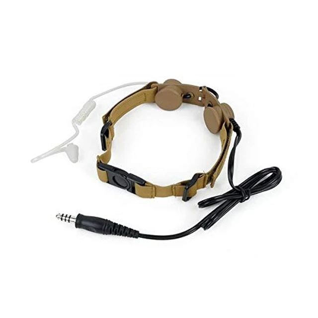 Alt view image 3 of 4 - ArmorMason Covert Military Throat Mic Headset