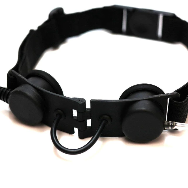 Alt view image 2 of 3 - ArmorMason Covert Military Throat Mic Headset