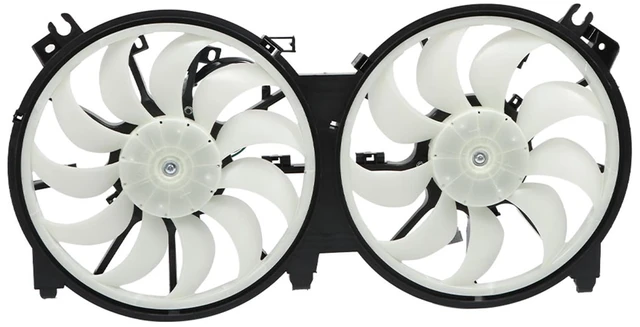 Main image of Radiator and Condenser Cooling Fan 621660 214813TB0B 21481JA100 Replacement for 2007-2018 Altima Sedan, 2016-2021 Maxima