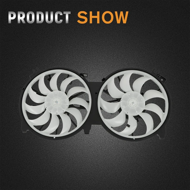 Alt view image 7 of 7 - Radiator and Condenser Cooling Fan 621660 214813TB0B 21481JA100 Replacement for 2007-2018 Altima Sedan, 2016-2021 Maxima