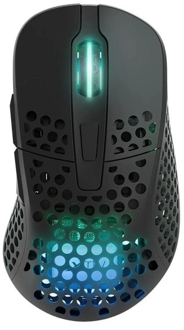 Main image of M4 Wireless, Wireless Ultra-Light Gaming Mouse, Optimised for E-Sports, 2.4 GHz, RF RGB Lighting, Adaptable Ergonomic Right-Handed Mouse, Rechargeable, Black