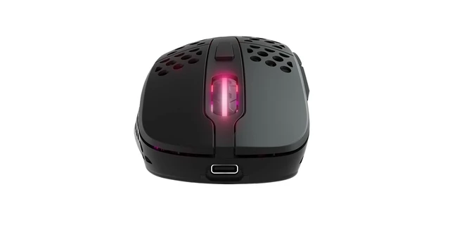 Alt view image 5 of 7 - M4 Wireless, Wireless Ultra-Light Gaming Mouse, Optimised for E-Sports, 2.4 GHz, RF RGB Lighting, Adaptable Ergonomic Right-Handed Mouse, Rechargeable, Black