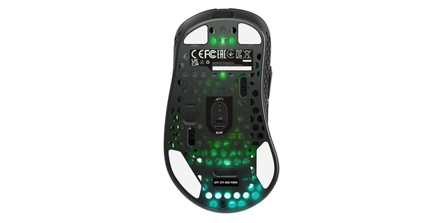Alt view image 7 of 7 - M4 Wireless, Wireless Ultra-Light Gaming Mouse, Optimised for E-Sports, 2.4 GHz, RF RGB Lighting, Adaptable Ergonomic Right-Handed Mouse, Rechargeable, Black