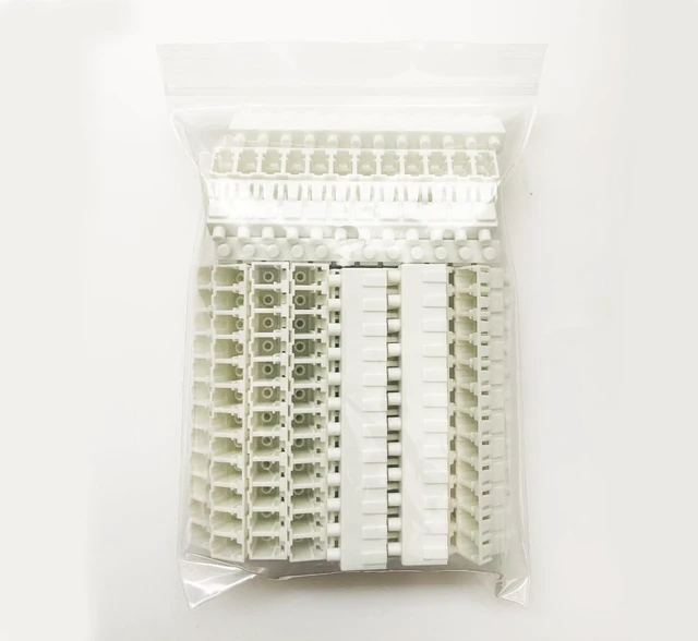 Alt view image 6 of 6 - Fiber Optic Cable Dust Caps for LC Connectors (12-Strand LC Strip, Pack of 24)