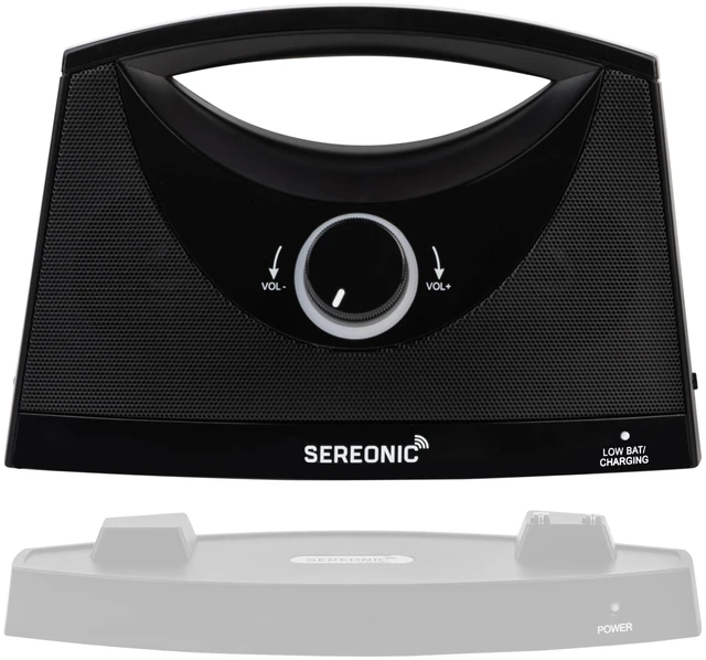Main image of Extra Speaker Receiver Only Wireless TV Speaker System TRANSMITTING Base and Audio Cables NOT Included Pairs with BT-200 for Use of Multiple Speakers Around The House