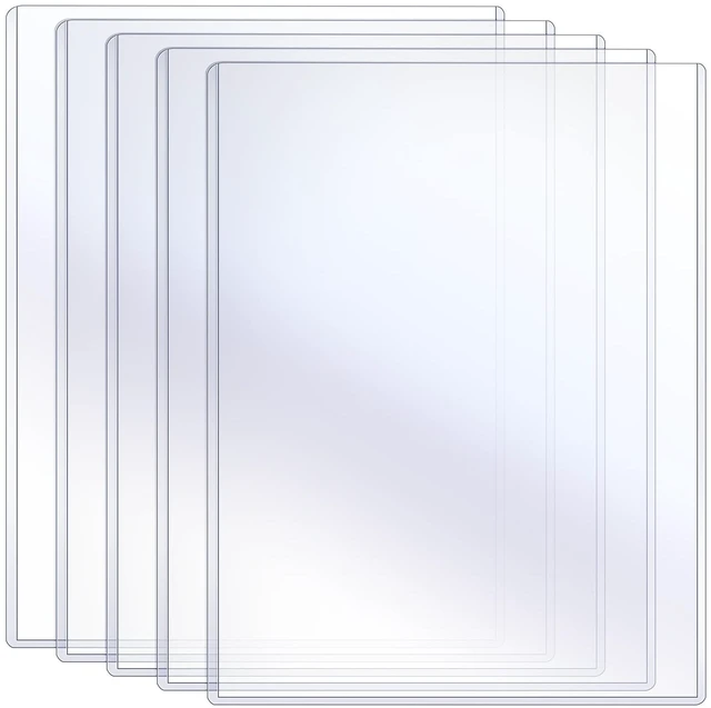 Main image of 5 Pcs Rigid Poster Protectors 24 x 36 Inch, Clear PVC Sleeves Plastic Sleeves for Posters Documents Photos Certificates, Rigid Holders Fit Magazines, Clear Display for Office Classroom