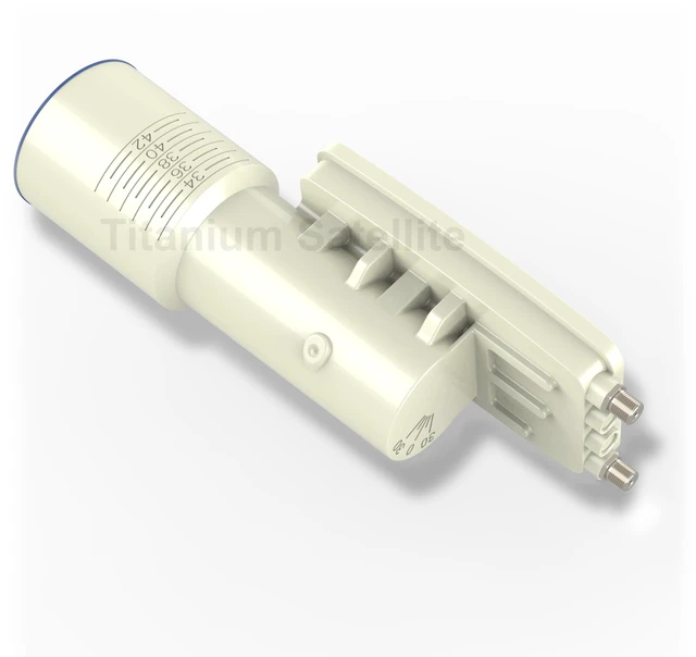 Alt view image 3 of 6 - C-Band LNBF C240 5g Blue Interference Filter 4000-4200MHz Band Pass, 2 Outputs